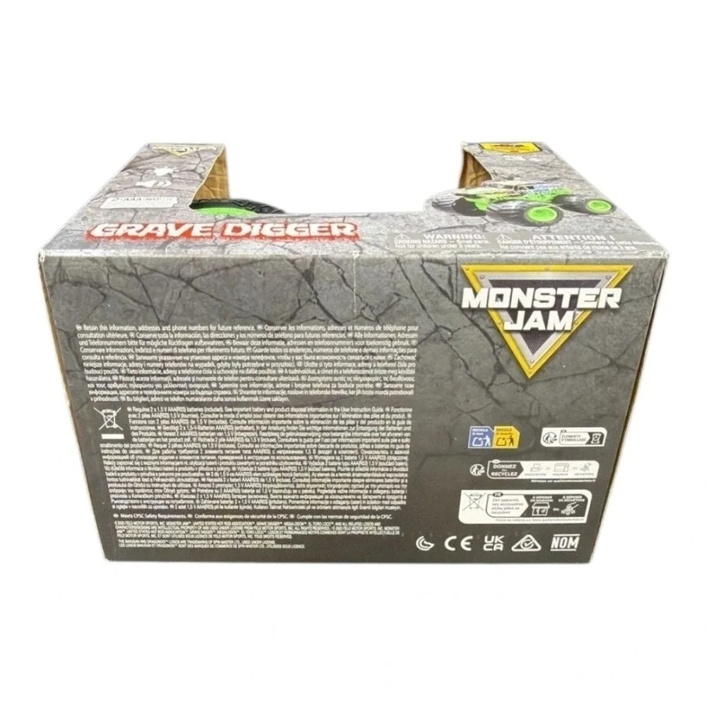 Monster Jam Grave Digger Monster‎ Truck 3+ Years Lights Sounds New In Box